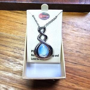 🚨 Sale Stainless Steel Pikorua Twist Pendant Necklace